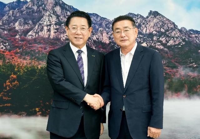 박홍재 전 농업기술원장 면담