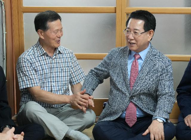 추석 명절 목포 청호경로당 방문