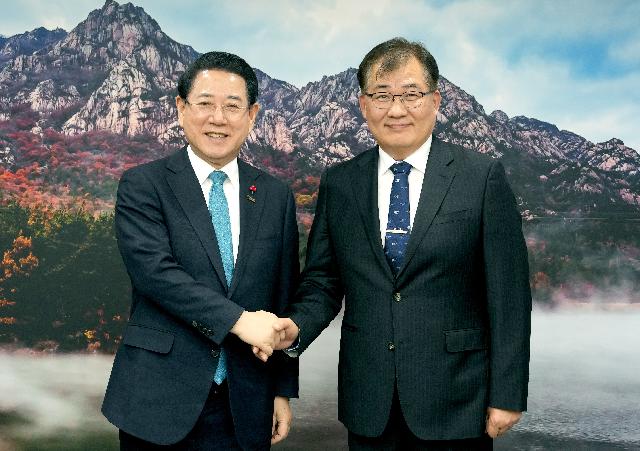 백학선 신임 서해지방해양경찰청장 면담