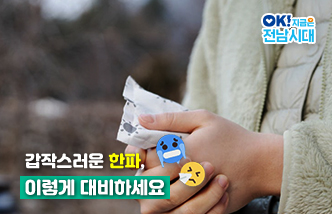 갑작스러운 한파, 이렇게 대비하세요 OK! 지금은 전남시대(새 창 열림)
