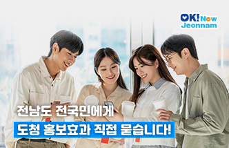 전남도 전국민에게 도청 홍보효과 직접 묻습니다!(새 창 열림)